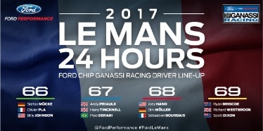 Full Squad of Ford GTs to Compete at 2017 Le Mans 24 Hours